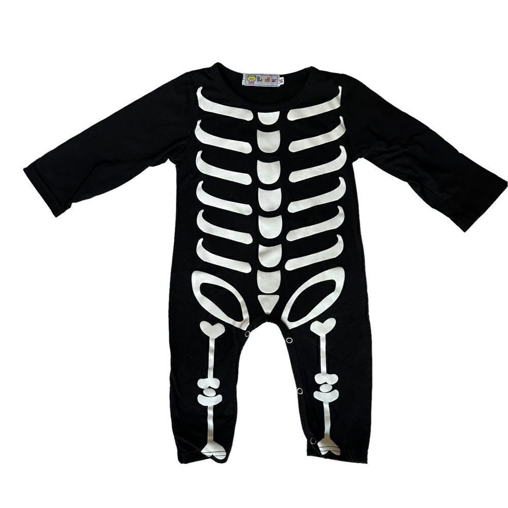 Toddler Skeleton Romper, Sz:95/2T